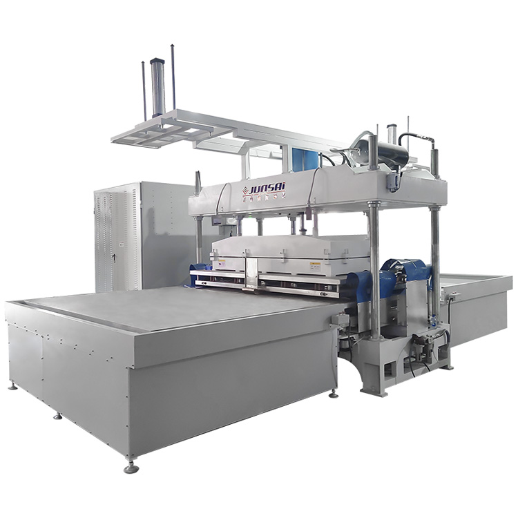 Máquina de sellado térmico de alta frecuencia con mesa deslizante de 15-150 kW.